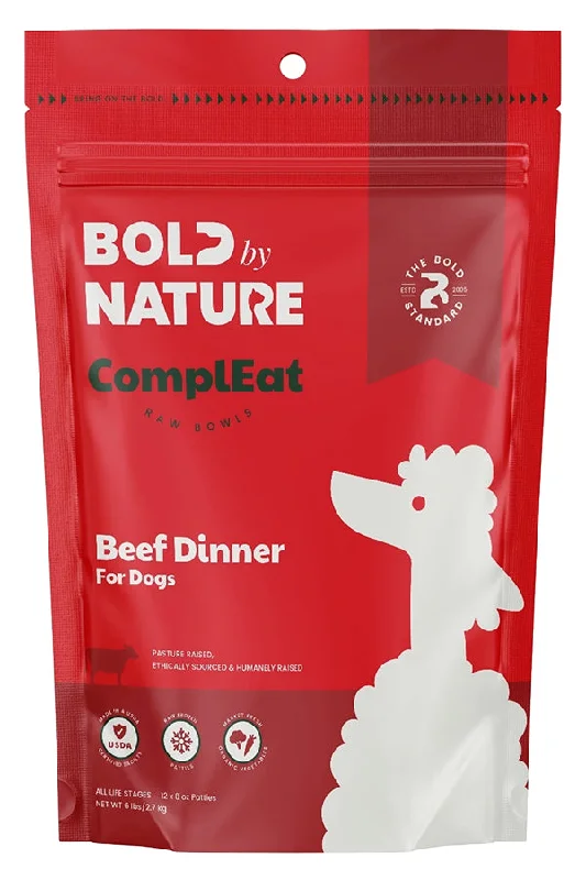 Bold By Nature ComplEat Beef Raw Dog Food