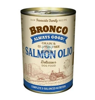 Bronco Salmon Olio Grain-Free Canned Dog Food