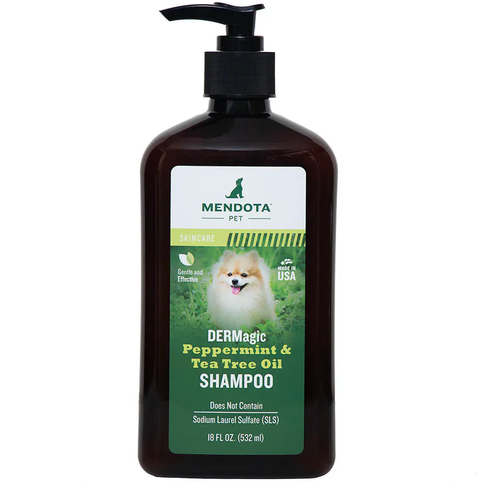 DERMagic Peppermint and Tea Tree Oil Shampoo 12z