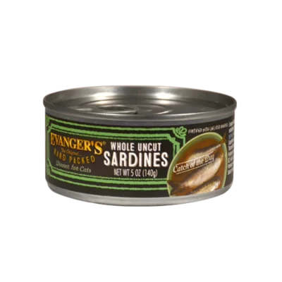 Evangers Catch of the Day Sardines Cat 5.5oz*