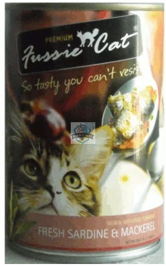 Fussie Cat Fresh Sardine and Mackerel Canned Cat Food