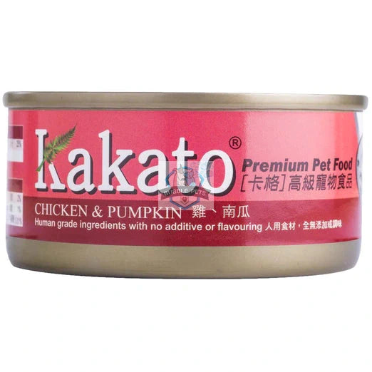 Kakato Chicken & Pumpkin Canned Cat & Dog Food