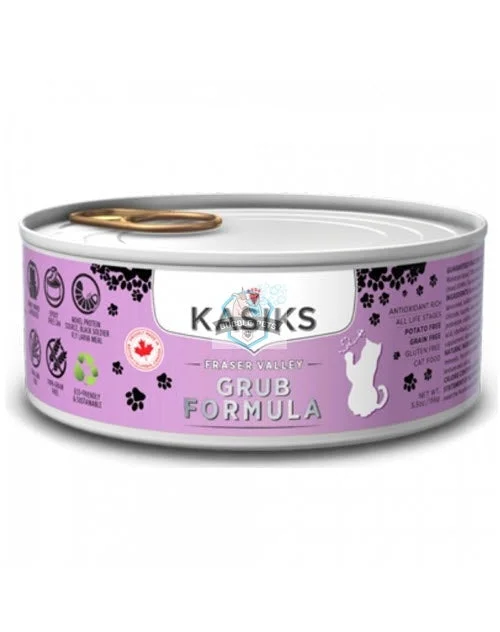 Kasiks Fraser Valley Grub Grain Free Canned Cat Food