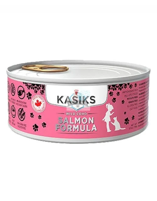 Kasiks Grain Free Salmon Canned Cat Food