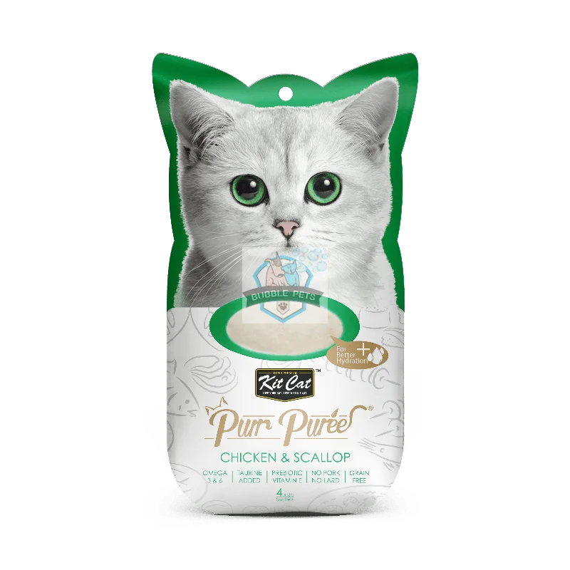 Kit Cat Pure Puree Chicken And Scallop Cat Food