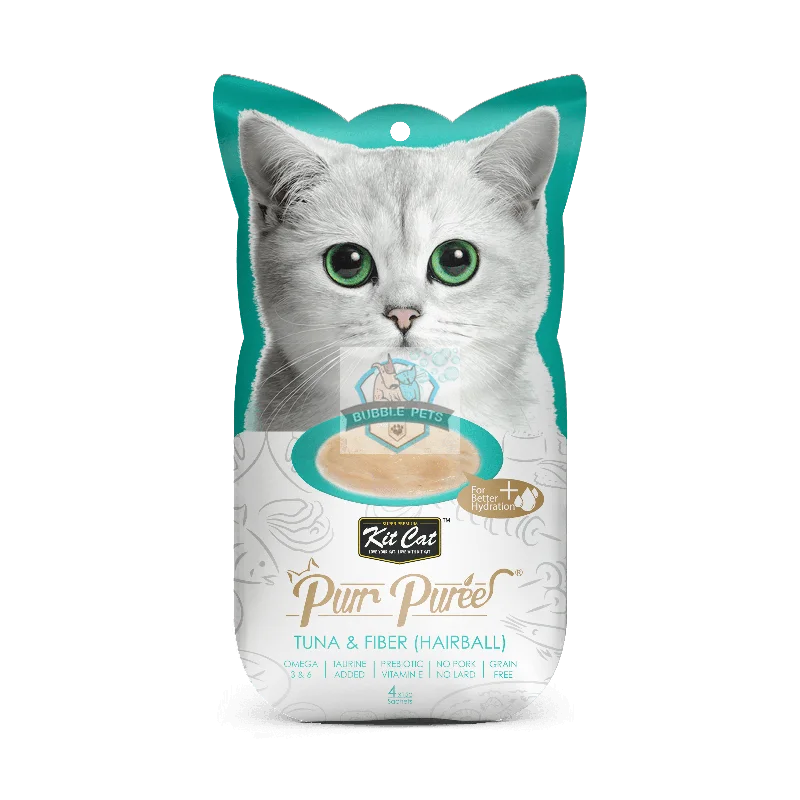 Kit Cat Pure Puree Tuna And Fiber (Hairball Control) Cat Food