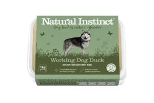 Natural Instinct Working Dog Duck 1kg