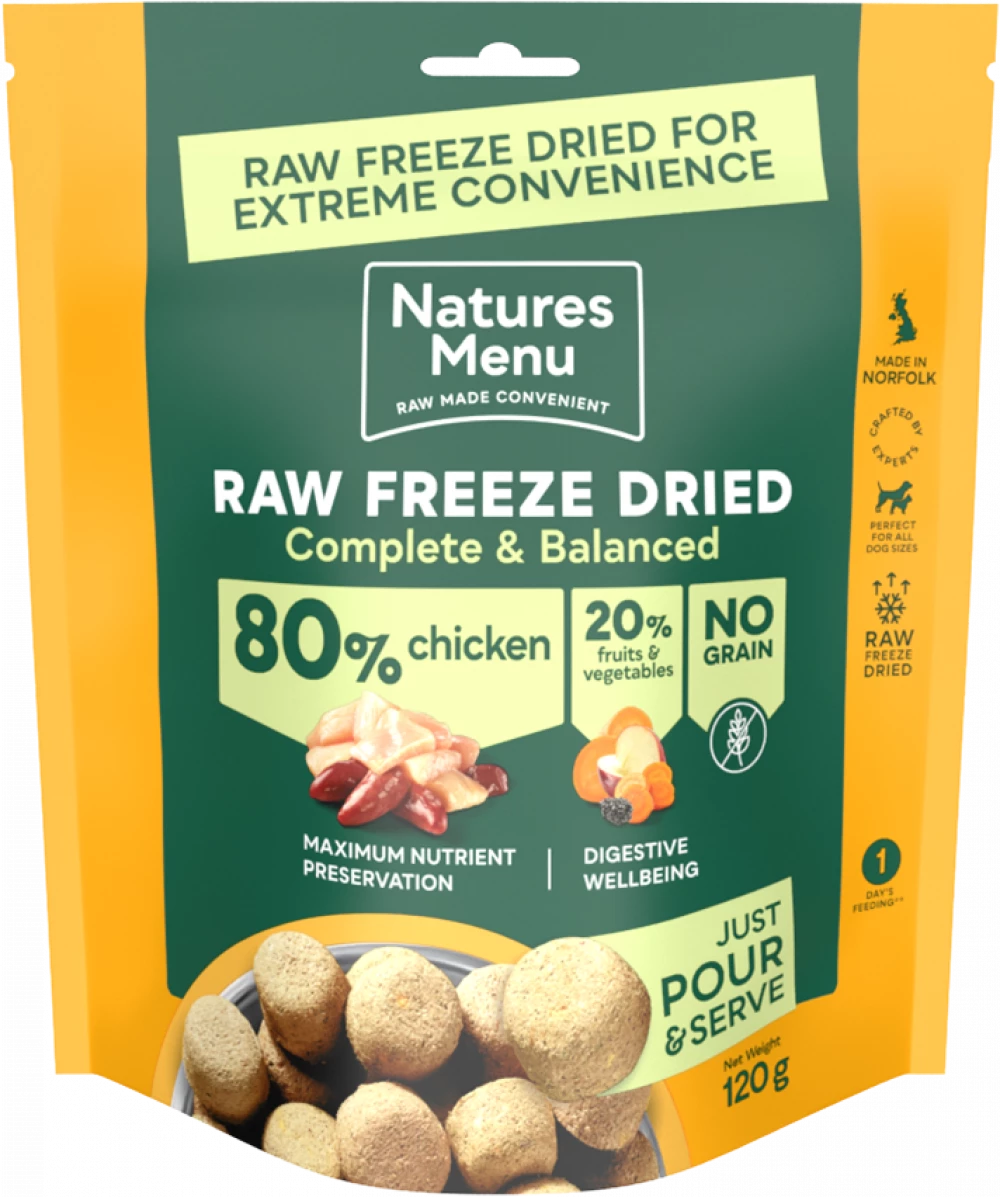 Natures Menu Freeze Dried 80/20 Complete Chicken