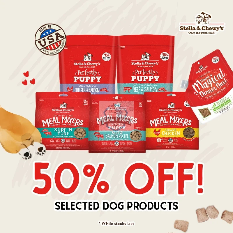 PROMO 50% OFF Stella & Chewy Selected Dog Products