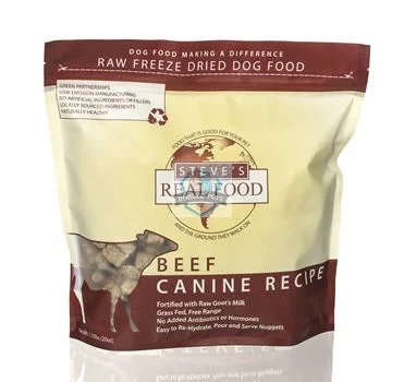 Steve's Real Food Freeze Dried Beef Dog Food