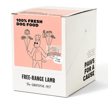 The Grateful Pet Raw (Free Range Lamb) Fresh Frozen Dog Food