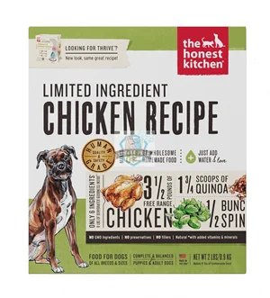 The Honest Kitchen Thrive Limited Ingredient Chicken Dehydrated Dog Food