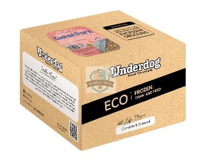 Underdog ECO Pack Cooked Pork Complete & Balanced Frozen Dog Food