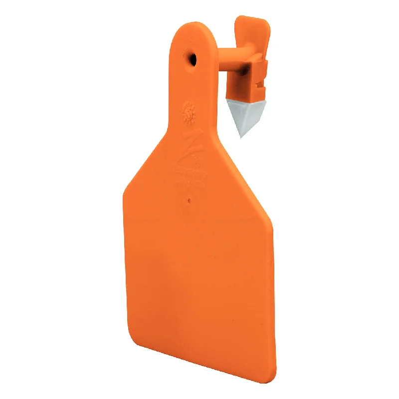 Z Tags 1 piece calf blank (Orange) 25 pack