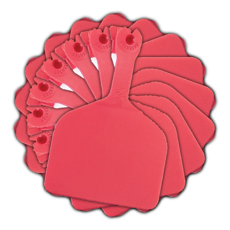 Z Tags feedlot blank - Red (50 pack)