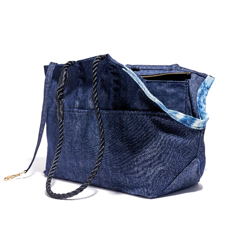 Denim Dog Tote