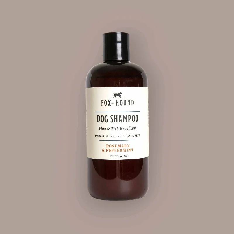 Dog Shampoo + Conditioner ROSEMARY PEPPERMINT  Repels Fleas