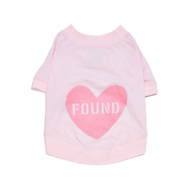 Found My Animal Big Full Heart Animal T-Shirt, Pink + Blush