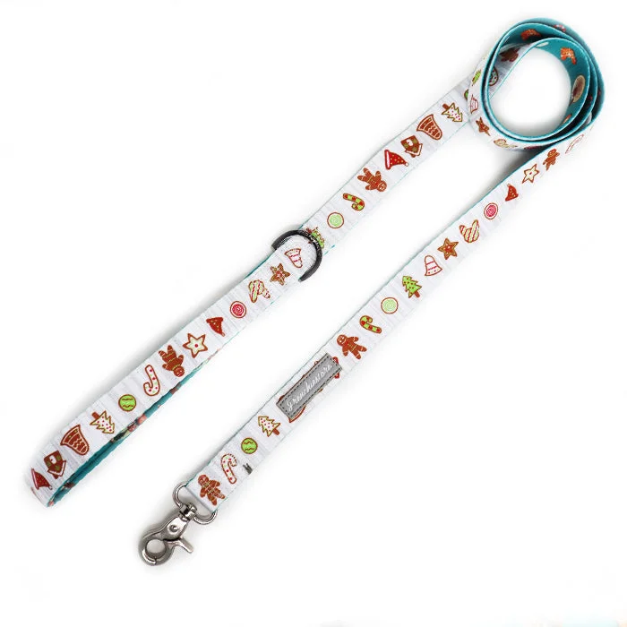 Frenchiestore Dog Luxury Leash | Eggnog & Cookies