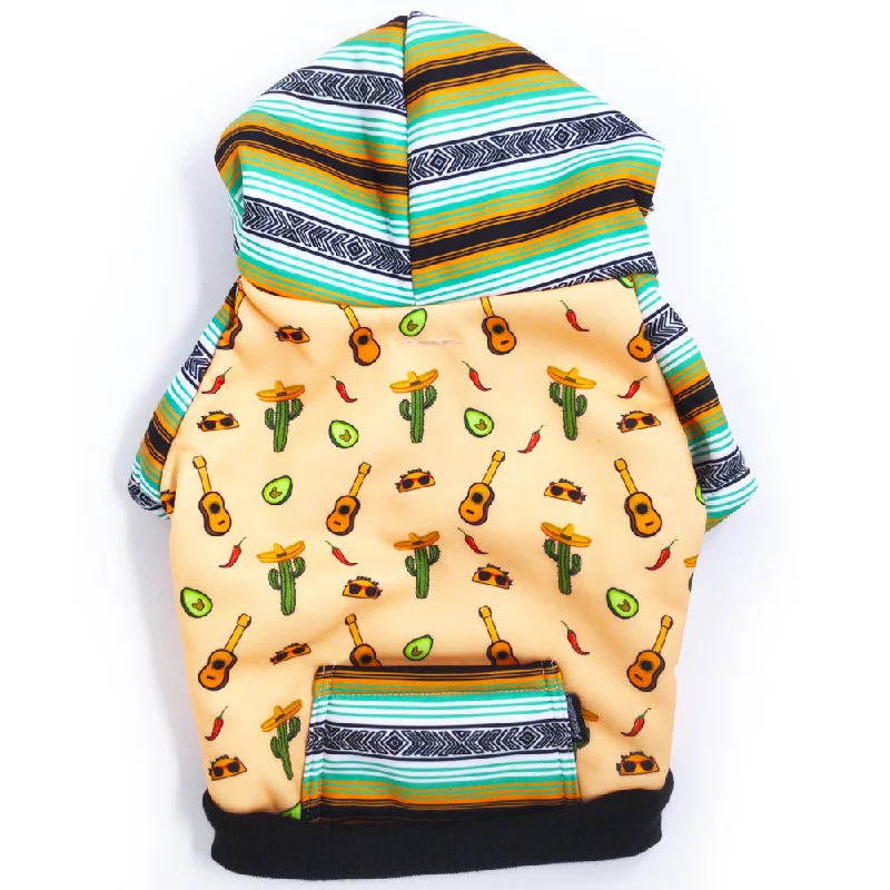 Frenchiestore Organic Dog hoodie | Livin' La Vida Frenchie