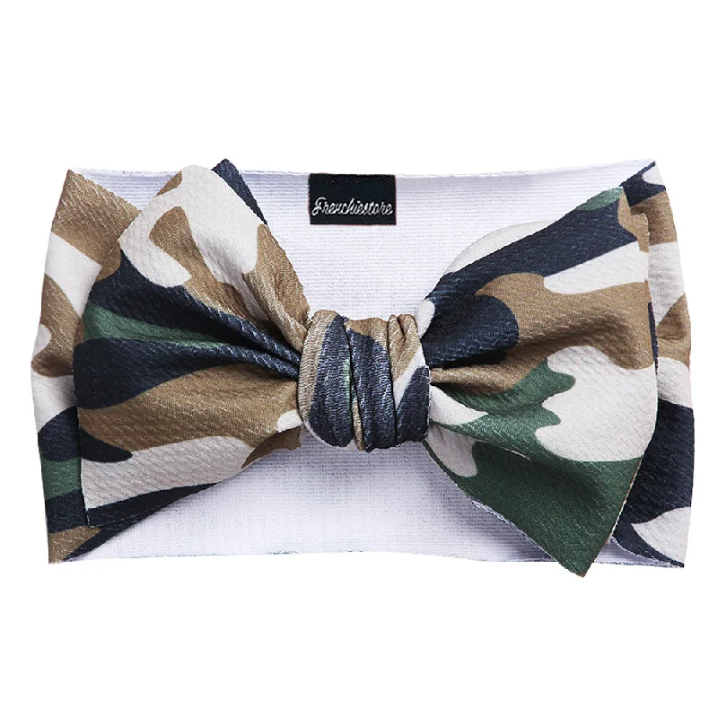 Frenchiestore Pet Head Bow | Camo