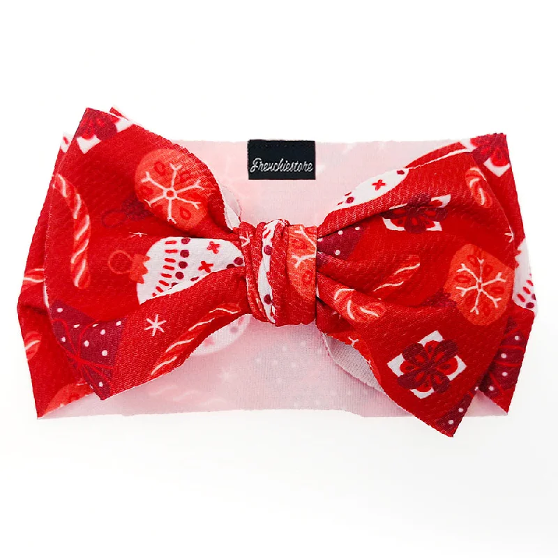 Frenchiestore Pet Head Bow | Noel