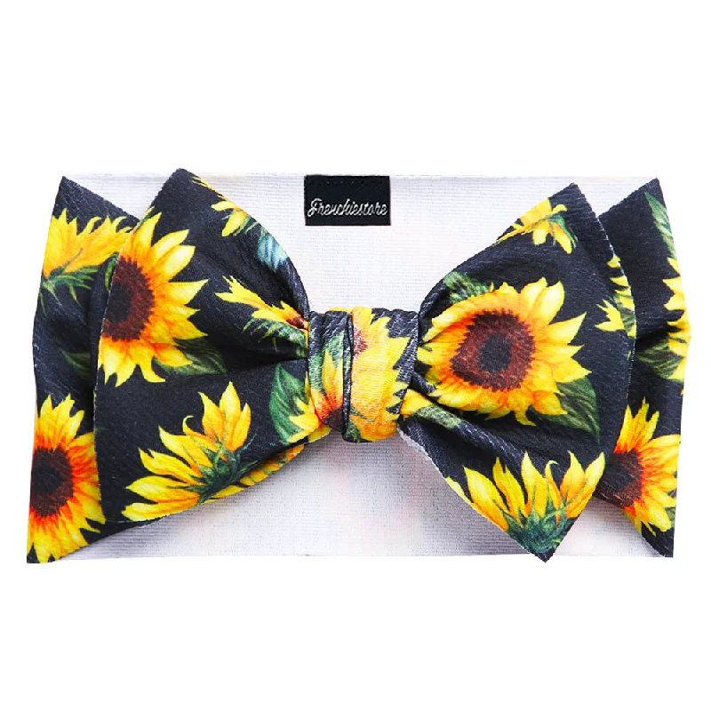 Frenchiestore Pet Head Bow | Your'e My Sunflower