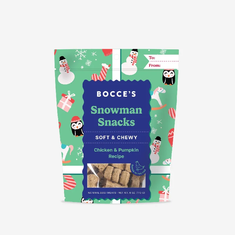 Snowman Snacks, Soft & Chewy