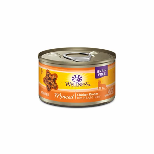 Wellness® Complete Health™ Minced Chicken Dinner Wet Cat Food 3 oz SALE