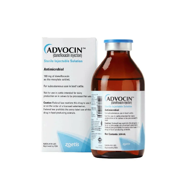 Advocin (danofloxacin mesylate) Sterile Injectable Solution 180mg/mL