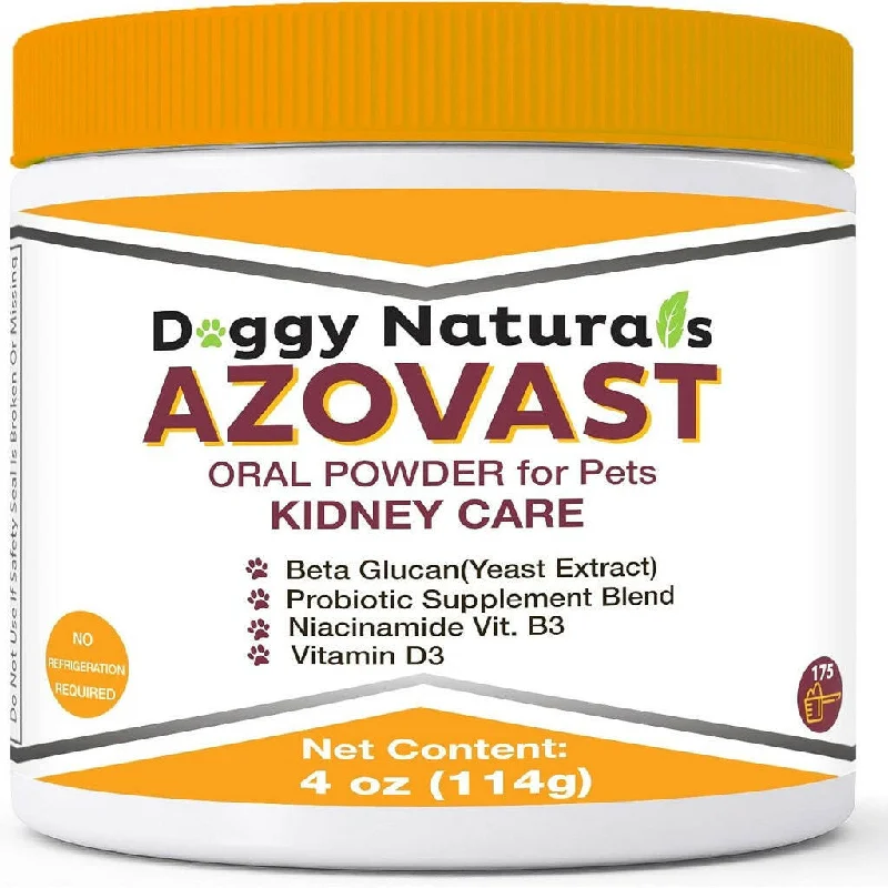 Azovast Powder Kidney Restores & Kidney Care Supplement for Dogs & Cats (4 oz)