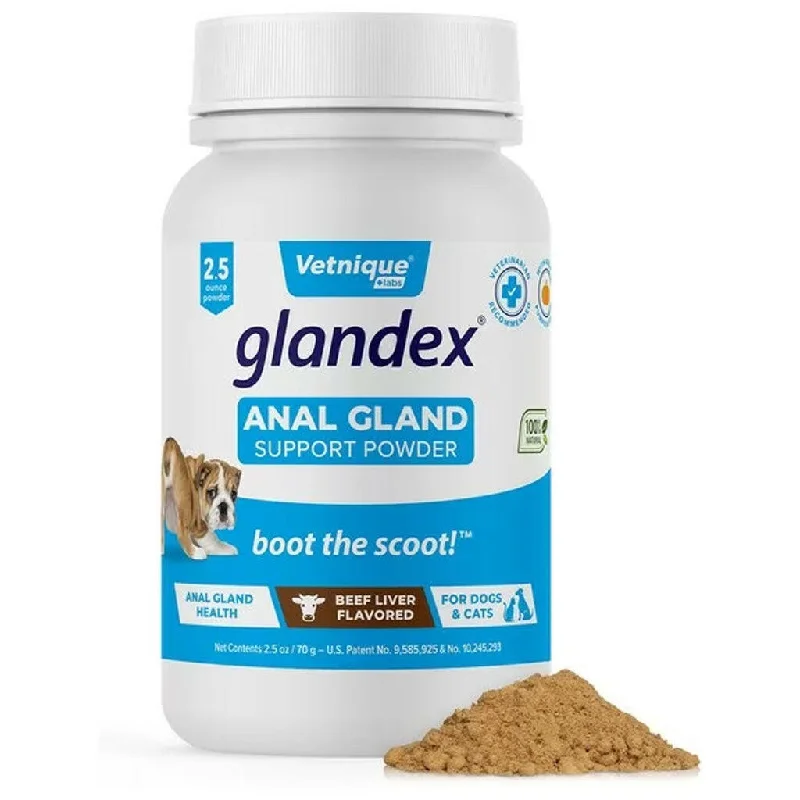 Glandex Anal Gland Support Beef Liver Flavored Powder for Dogs & Cats