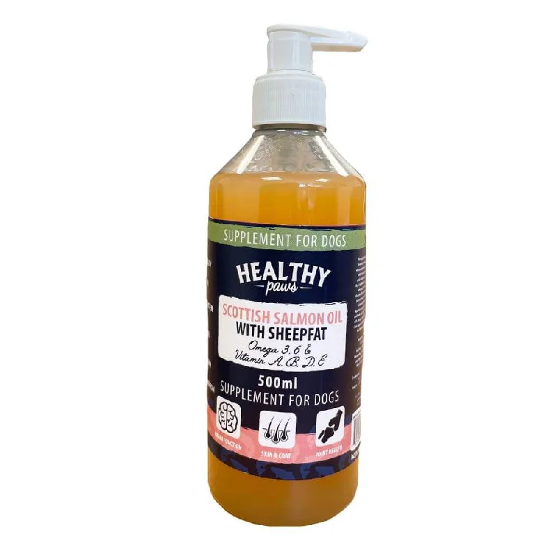 Healthy Paws - Scottish Salmon Oil with Sheepfat 500ml