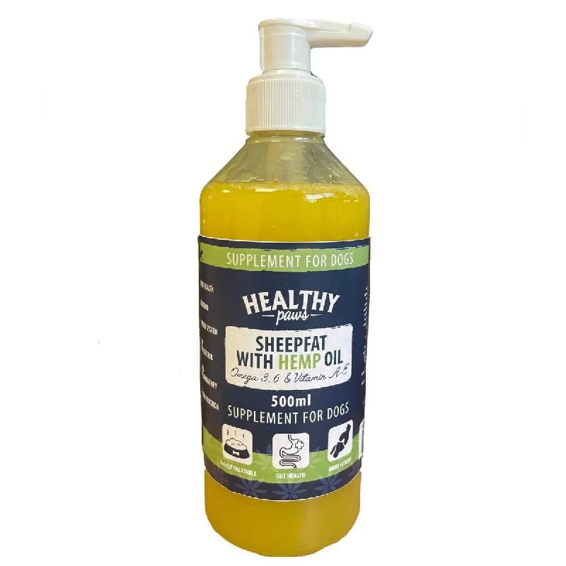 Healthy Paws - Sheepfat with Hemp Oil 500ml