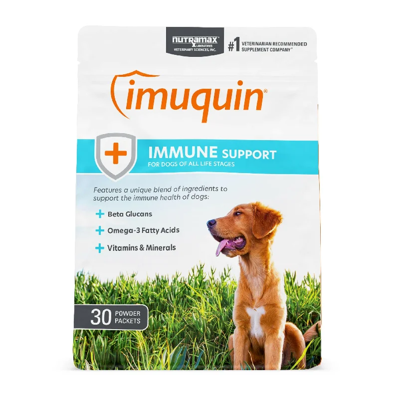 Nutramax Imuquin Immune Health Supplement Powder for Dogs, 30 Packets