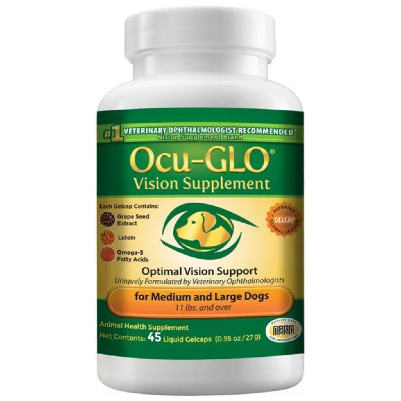 Ocu-GLO Canine Vision Liquid Gel Capsules for Medium/Large Dogs