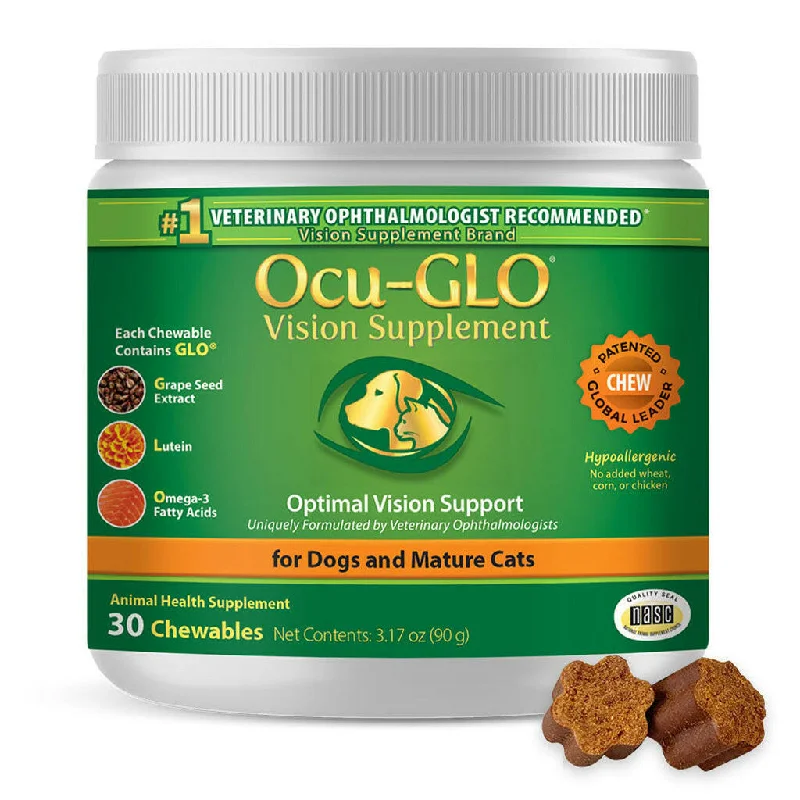 Ocu-GLO Vision Soft Chews for Dogs and Mature Cats