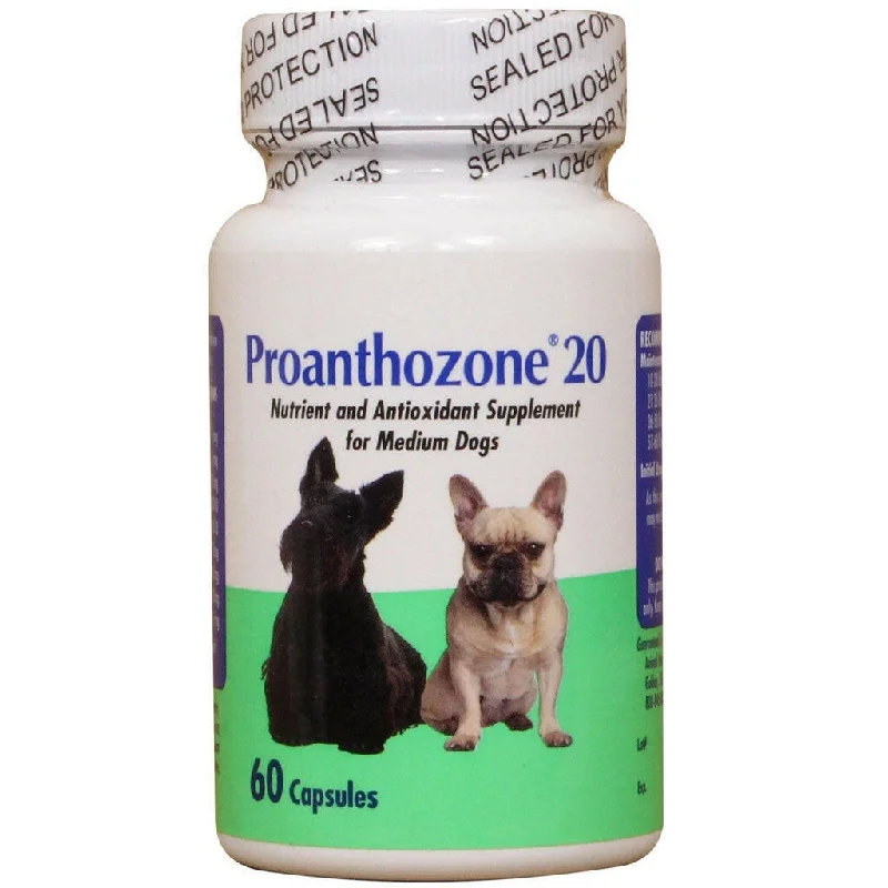 Proanthozone 20 Nutrient & Antioxidant Supplement for Medium Dogs 60 capsules