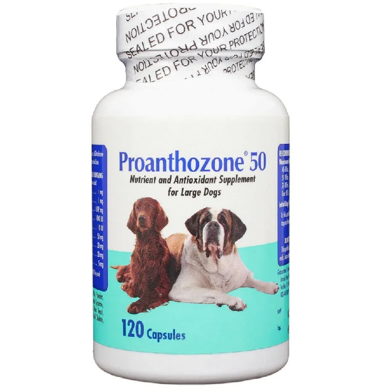 Proanthozone 50 Nutrient & Antioxidant Supplement for Large Dogs 120 capsules