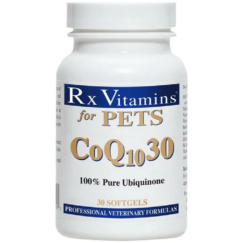 Rx Vitamins CoQ10 Supplement For Dogs and Cats (30 softgels)