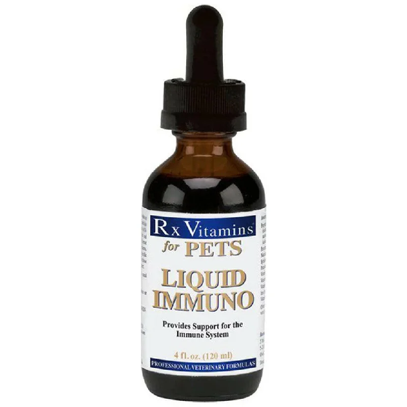 Rx Vitamins Liquid Immuno Immune Support for Cats & Dogs, Bacon Flavor