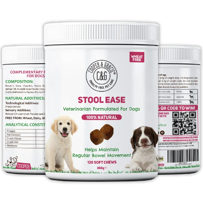 Stool Ease for Dogs 120 Soft Chews