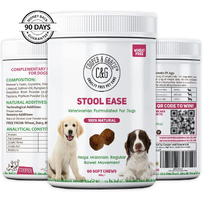 Stool Ease for Dogs 60 Soft Chews