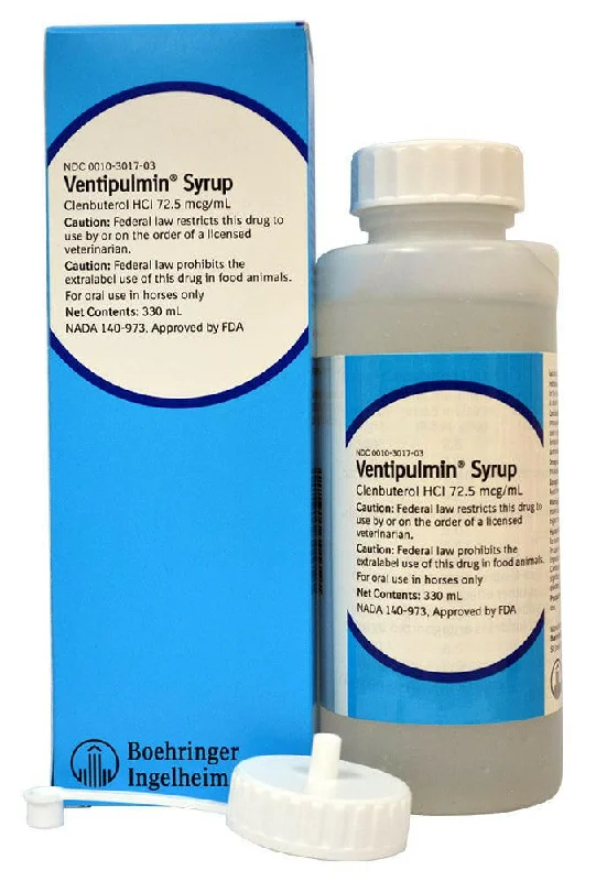 Ventipulmin Syrup for Horses - Medication for COPD and bronchitis