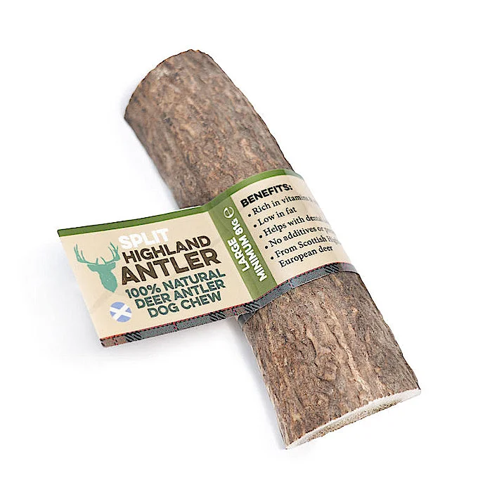 Antos 100% Natural Antler Dog Treats Split Antler Large 81-120g