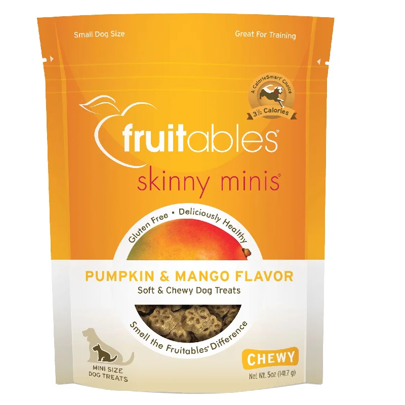 Fruitables Skinny Minis Chewy Pumpkin & Mango Treats 5oz