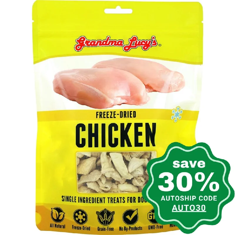 Grandma Lucy's - Freeze-Dried Just Chicken Dog / Cat Treats - 4OZ