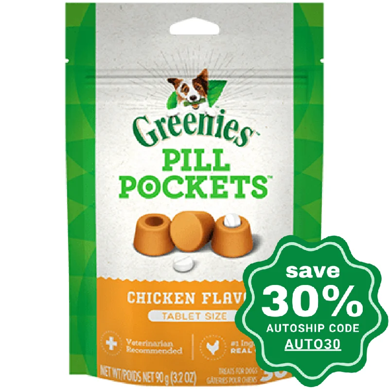 Greenies - Dogs Pill Pockets - Chicken - 3.2OZ / 30Caps