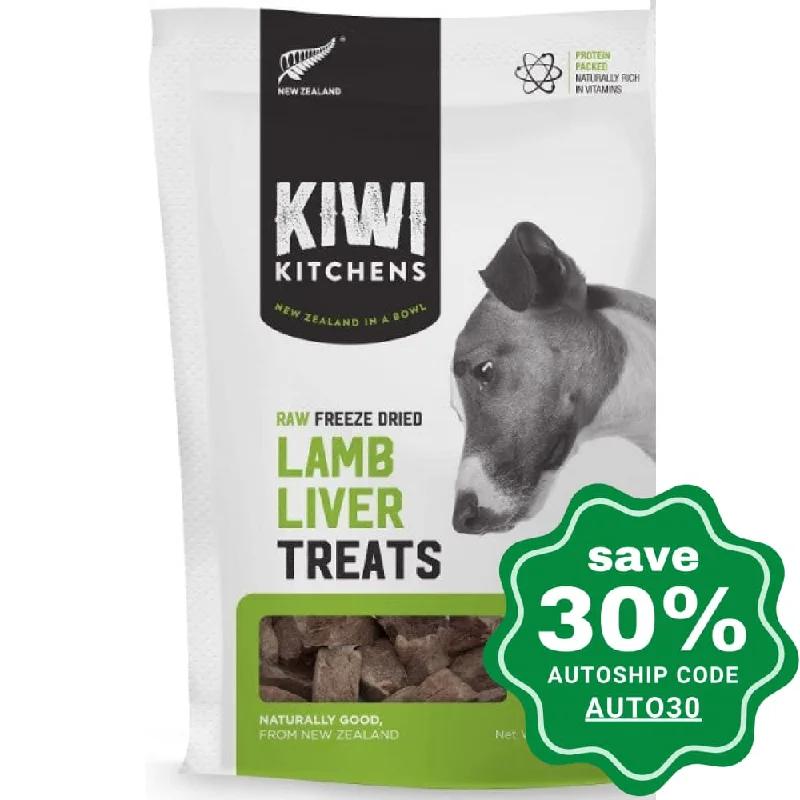 Kiwi Kitchens - Freeze-Dried Dog Treats - Lamb Liver - 110G