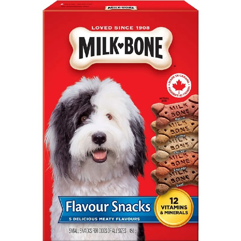 Milkbone Flavour Snacks Medium Assorted Meat Flavours Dog Biscuits